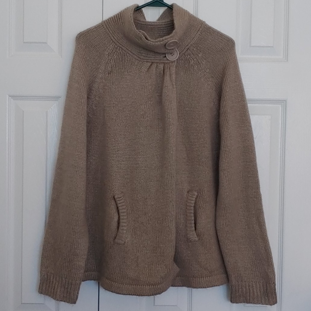 NEW Redoute cowl-neck cardigan